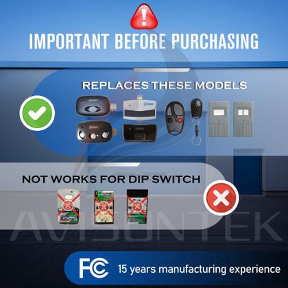 Imagem de Abridor de porta de garagem remoto Avisontek MCT-11 Megacode x3