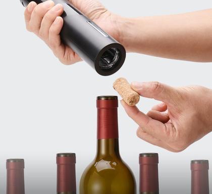 Imagem de Abridor de Vinhos Saca Rolhas Elétrico Automático Pilha