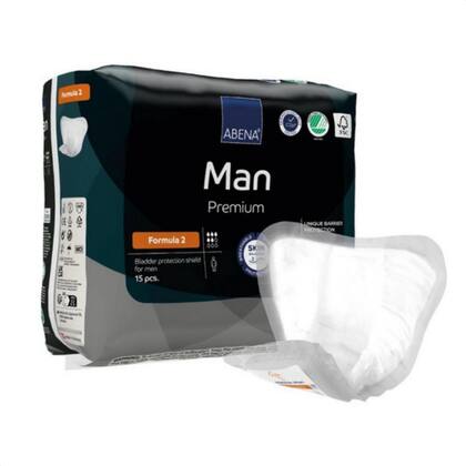 Imagem de Absorvente Abena Man Formula 2 Premium Masculino 15 Unidades