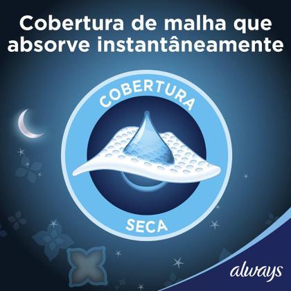 Imagem de Absorvente Always Noites Tranquilas Seca Com Abas C/ 10 unidades 40cm