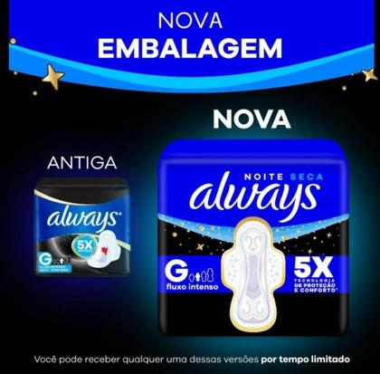 Imagem de Absorvente always seca noturno leve 8 pague 7