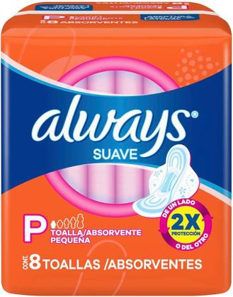 Imagem de Absorvente always super proteção suave c/abas c/8