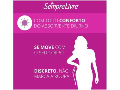 Imagem de Absorvente Externo Sempre Livre Adapt Plus  - Noite e Dia Suave com Abas 32 unidades