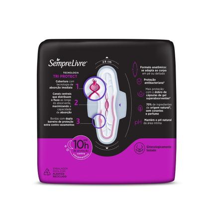 Imagem de Absorvente Externo Sempre Livre Conforto Noturno Seca 32Un Leve Mais Pague Menos