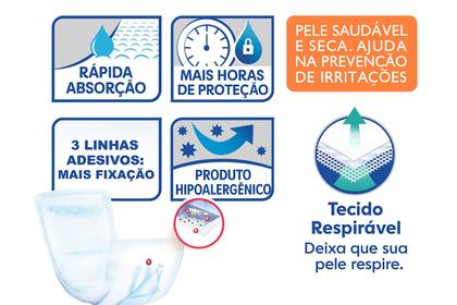 Imagem de Absorvente Geriatrico Adultcare Premium c/ Fita 20 unidades