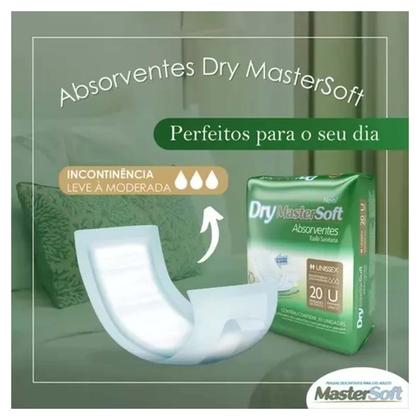 Imagem de Absorvente Geriátrico Dry Mastersoft Econômico 20 Unidades