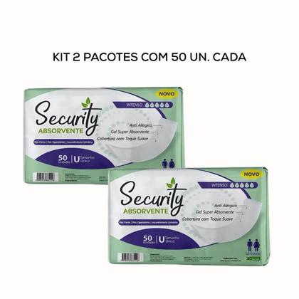 Imagem de Absorvente Geriatrico Security s/ Fita 100 Unidades