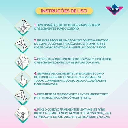 Imagem de Absorvente Interno Libresse Super Pure Sensitive com 8 unidades