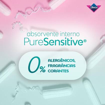 Imagem de Absorvente Interno Libresse Super Pure Sensitive com 8 unidades