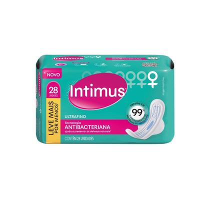 Imagem de Absorvente Intimus Antibacteriano Com 28 Unidades Com Abas