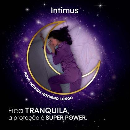Imagem de Absorvente Intimus Noturno Longo Textura Extra Suave com Abas 10 Unidades