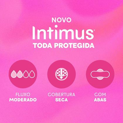 Imagem de Absorvente Intimus Toda Protegida Textura Seca com Abas 42 unidades