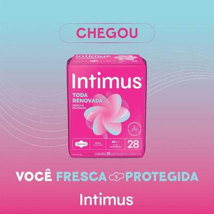 Imagem de Absorvente Intimus Toda Renovada Suave Com Abas 28 unidades