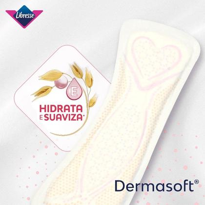 Imagem de Absorvente Libresse Protetor Diário Dermasoft Longo sem Abas - Embalagem com 40 Unidades