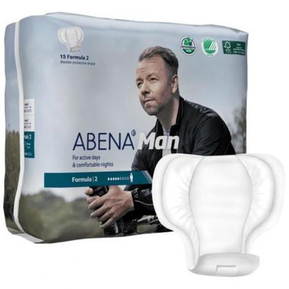 Imagem de Absorvente Masculino Abriman Formula 2 Com 15 23X39Cm 700Ml Abena