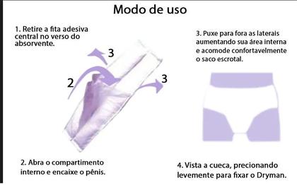 Imagem de Absorvente Masculino Dryman 10 unidades
