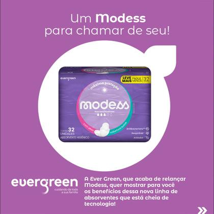 Imagem de Absorvente Modess Com Abas Suave Com 32 Unidades