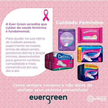 Imagem de Absorvente Naturalmente Gel Kit 12 Pacotes com 8 Unid Mais Conforto e Proteção Fluxo Moderado