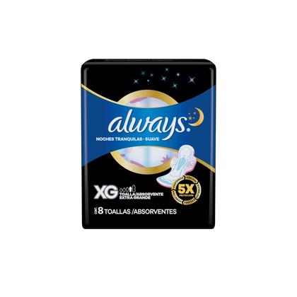 Imagem de Absorvente Noturno Always Noites Suaves 8un