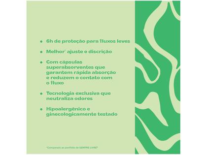 Imagem de Absorvente Sempre Livre Adapt Cobertura Suave com Abas 32 Unidades Leve Mais Por Menos