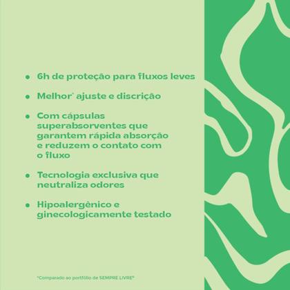 Imagem de Absorvente Sempre Livre Adapt Suave Abas Leve 16 Pague 14 Unidades