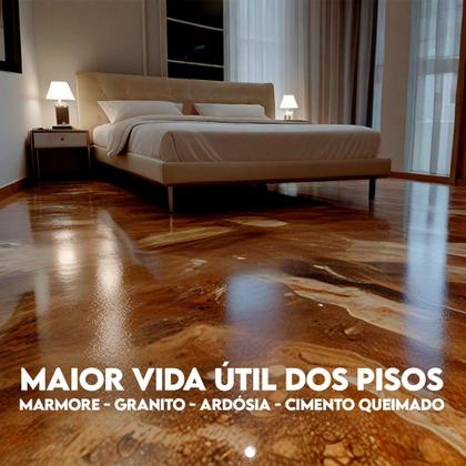 Imagem de Acabamento Acrílico - Cera para pisos - Mármore, granito, ardósia, cimento queimado - brilho molhado
