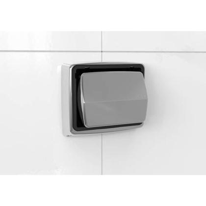 Imagem de Acabamento Blukit Preto Cromado P/ Válvula de Descarga