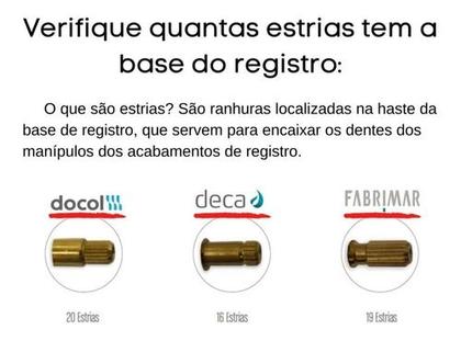 Imagem de Acabamento Docol Base Nova Pertutti Cromado Dn15 A Dn25