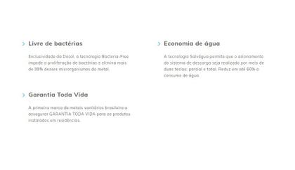 Imagem de Acabamento Docol Válvula Descarga Salvágua Duplo Acionamento