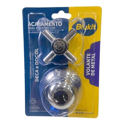 Imagem de Acabamento Metálico Cromado C37 Blukit