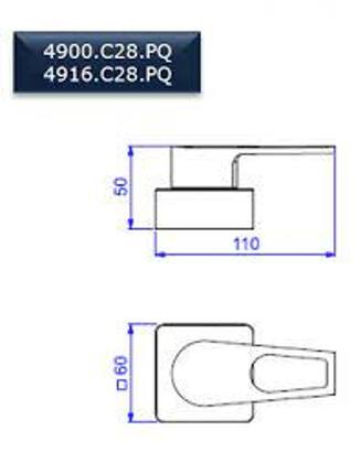 Imagem de Acabamento p/reg.1/2,3/4 level mix press.4916.c28.pq cr.deca