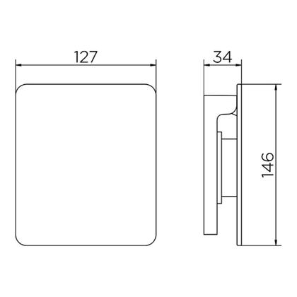 Imagem de Acabamento P/Válvula De Descarga Flat Ouro Escovado Docol