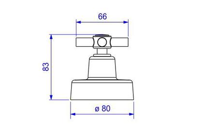 Imagem de Acabamento para Registro de Gaveta Izy 1.1/2 a 1.1/4 Cromado - Deca