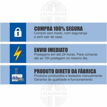Imagem de Acabamento Para Registro De Pressão E Gaveta CasaGrande Mundial Cromado 1.1/2 C52 Padrão Deca - Um Novo Conceito.