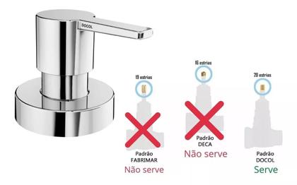 Imagem de Acabamento para registro docol 1/2 3/4 e 1 cromado gali chrome