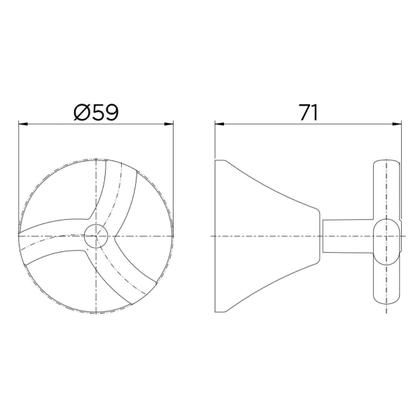Imagem de Acabamento Para Registro Docol Primor 675306 Docolbase 2 Und
