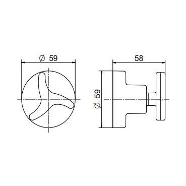 Imagem de Acabamento para Registro DocolBase 1/2", 3/4" e 1" Nova Trio, 90012579006 - Docol