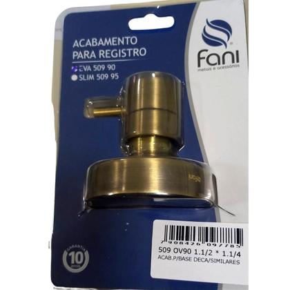 Imagem de Acabamento Para Registro Ouro Velho 1 1 /2 509 Ov90 - F N