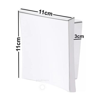 Imagem de Acabamento para Válvula De Descarga base padrão Deca Hydra Max ou Docol Flat Banheiro Lavabo Lavatório Dourado Brilhante ABS Metal