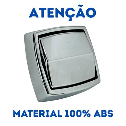 Imagem de Acabamento Para Valvula De Descarga Hydra Max Docol E Deca Cromado ABS