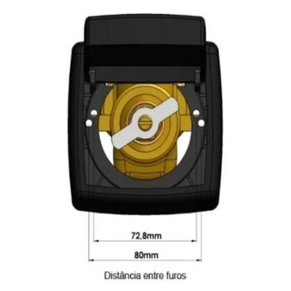 Imagem de Acabamento Para Valvula Descarga Deca Hydra Max Abs Branco