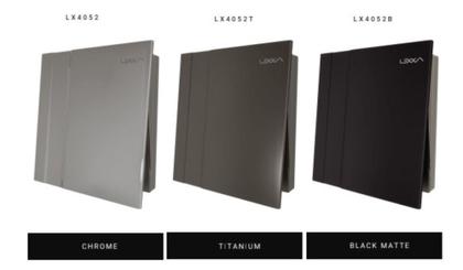 Imagem de Acabamento para Válvula Descarga Lexxa LX4052B - Black Matte Bases deca e Docol - Lexxa Metais