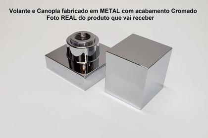 Imagem de Acabamento Quadrado Inox Para Registro Deca Cromado 1/2 3/4