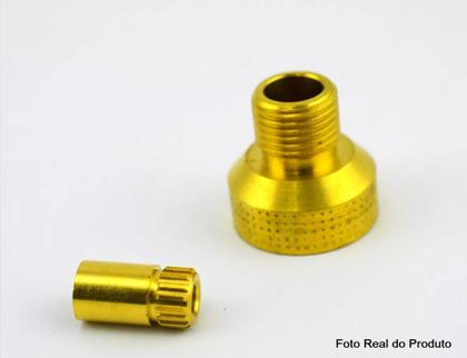 Imagem de Acabamento Quadrado para Registro Chuveiro Padrão Deca ¾ com Conversor Adaptador Docol