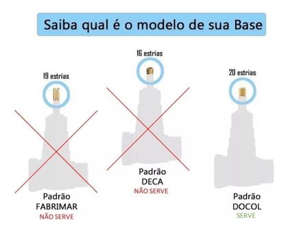 Imagem de Acabamento Registro De Gaveta E Pressão Docol Gali Cromado