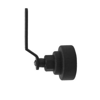 Imagem de Acabamento Registro Industrial Rustico Preto Fosco Padrão Deca Pressão e Gaveta Metal Luxo