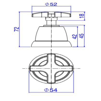 Imagem de Acabamento Registro Pressão 1/2'' 3/4'' 1'' Max Cromado Deca