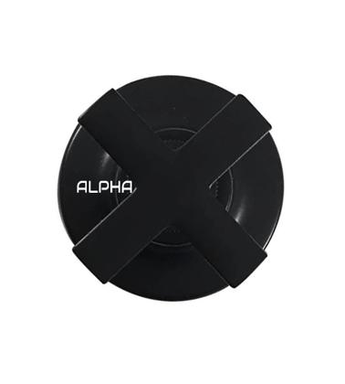 Imagem de Acabamento Registro Preto Volante C-22 Abs ½, ¾ Padrão Deca