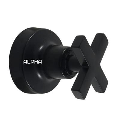 Imagem de Acabamento Registro Preto Volante C-22 Abs ½, ¾ Padrão Deca