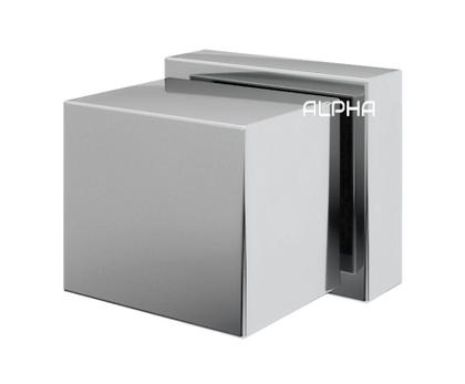 Imagem de Acabamento Registro Quadrado Luxo Metal Cromo Padrão Deca